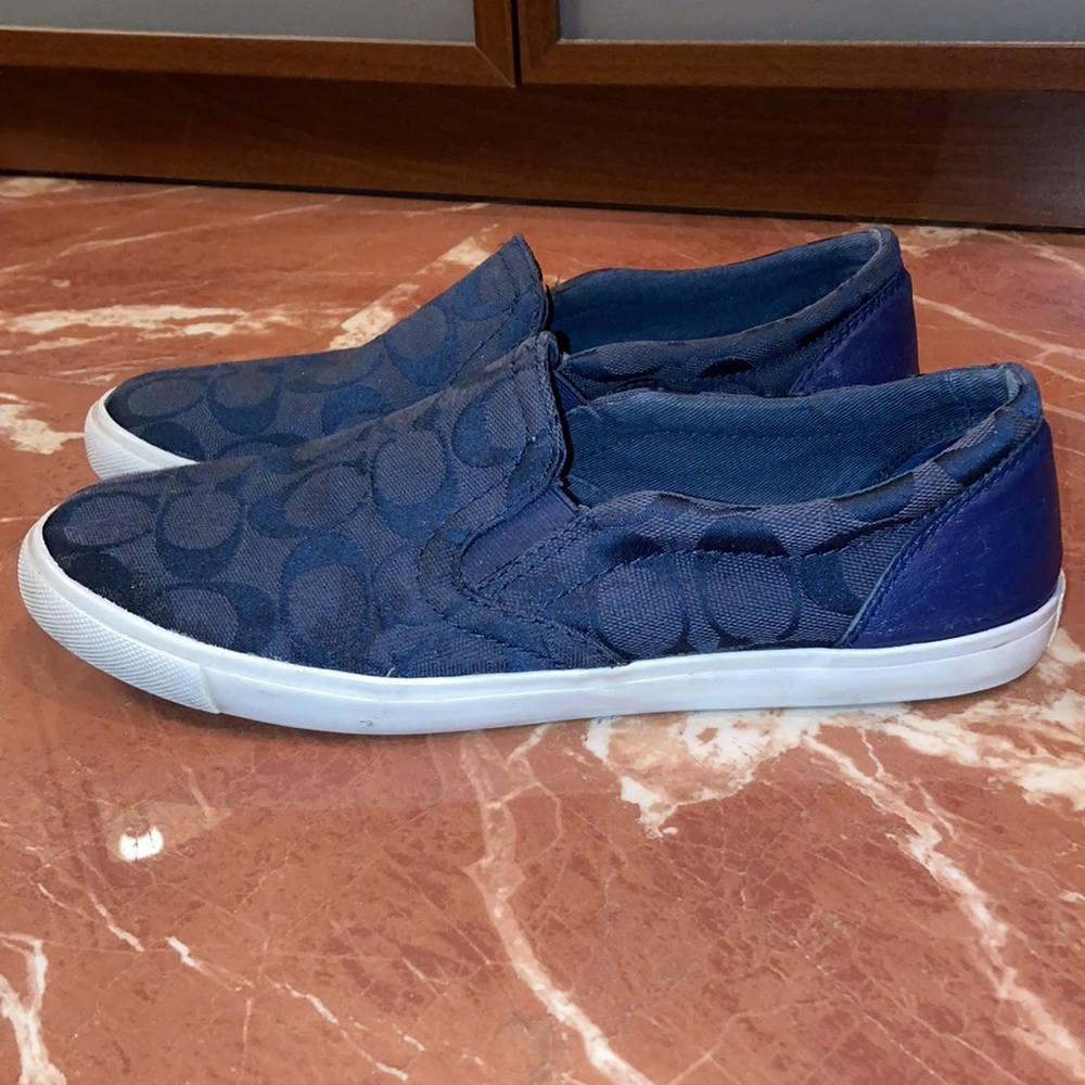 Beautiful Black Coach Sneakers - Picture 3 of 9